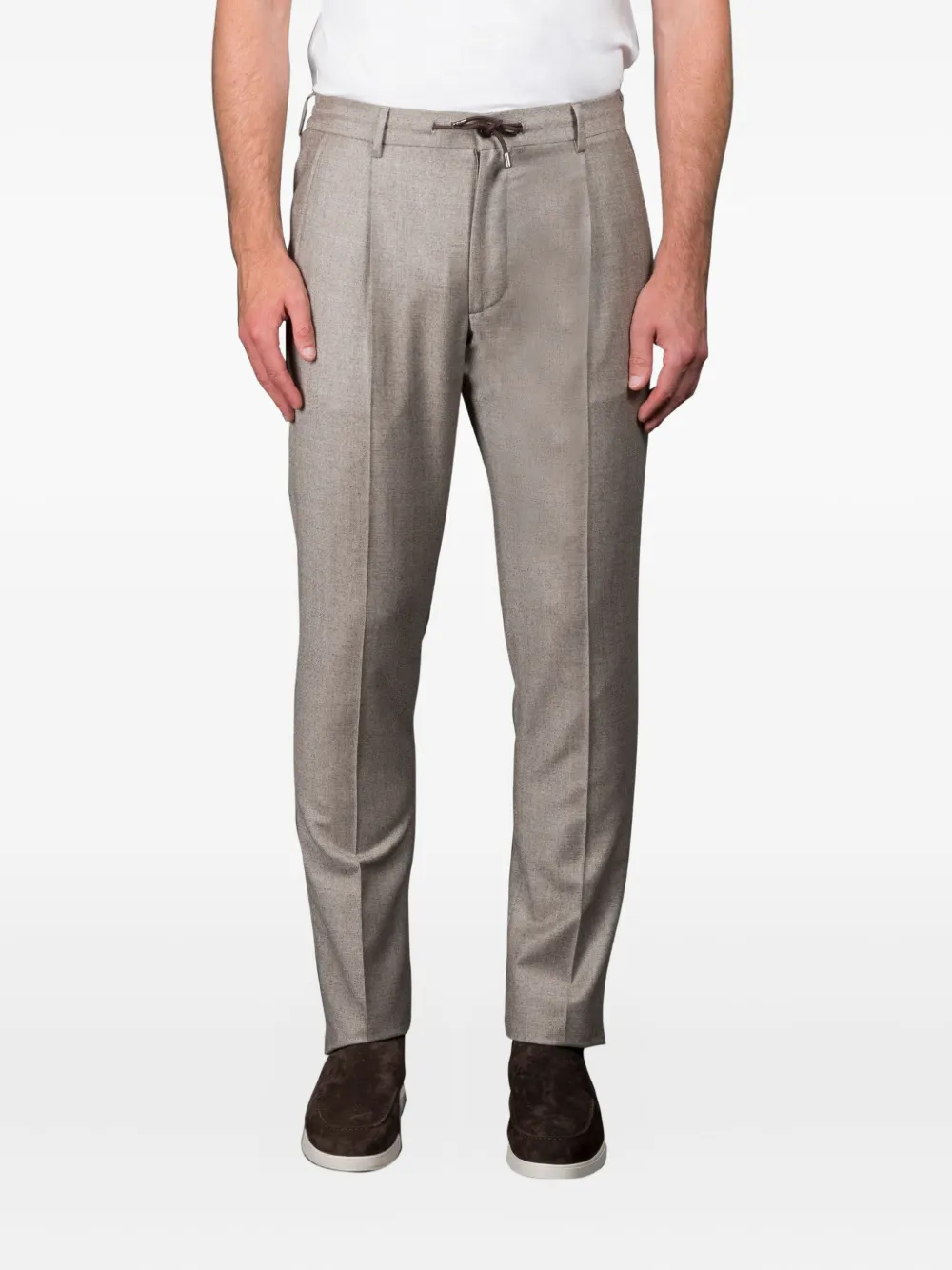 Moorer ANTON-FF pleated trousers - Beige