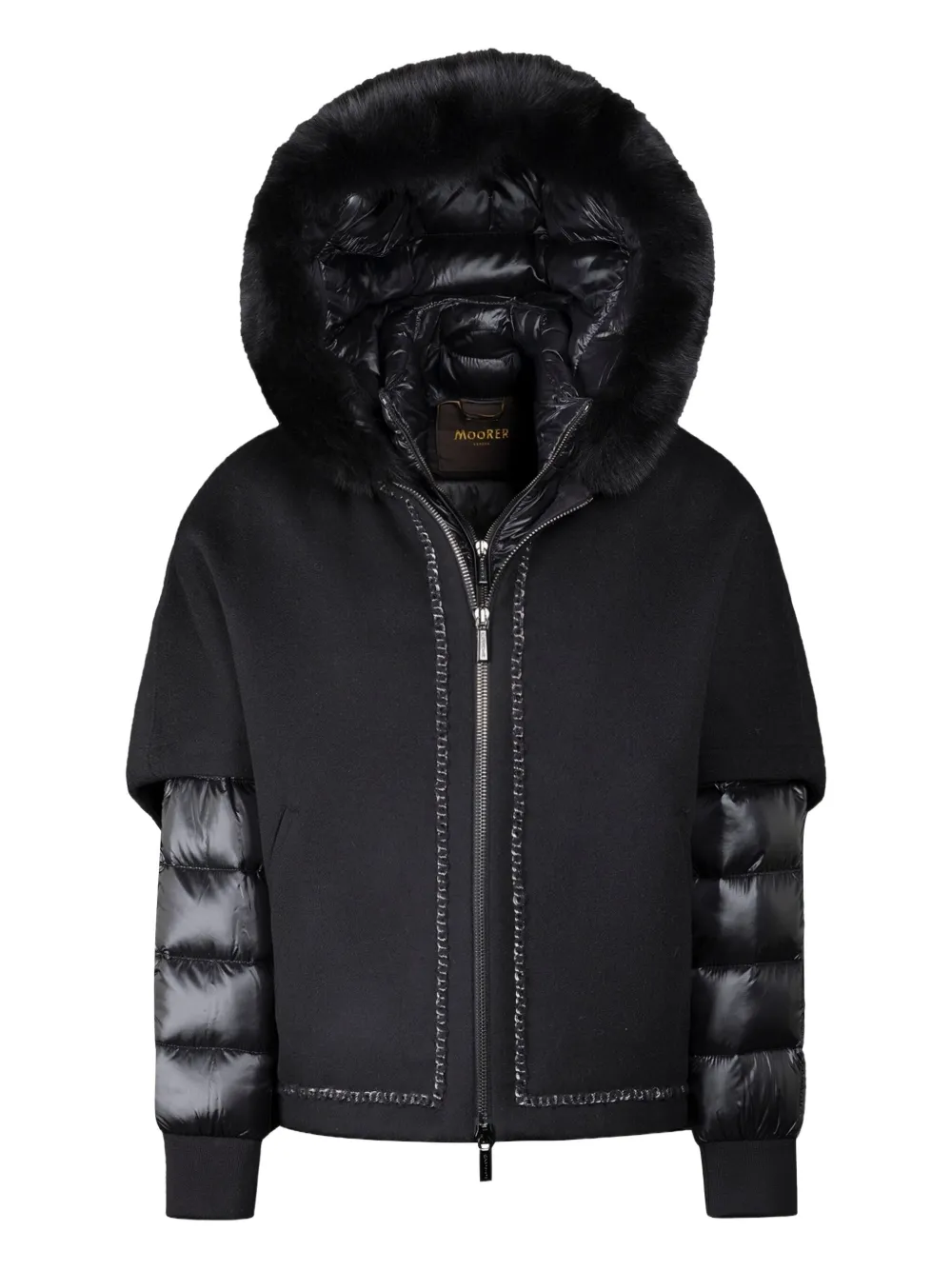 Moorer Pegaso puffer jacket | Black | Image 1