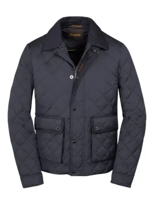 Moorer DRIVE-S-PUM Zip Pocket Jacket | Blue | FARFETCH
