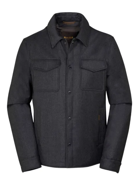Moorer flap-pocket shirt jacket