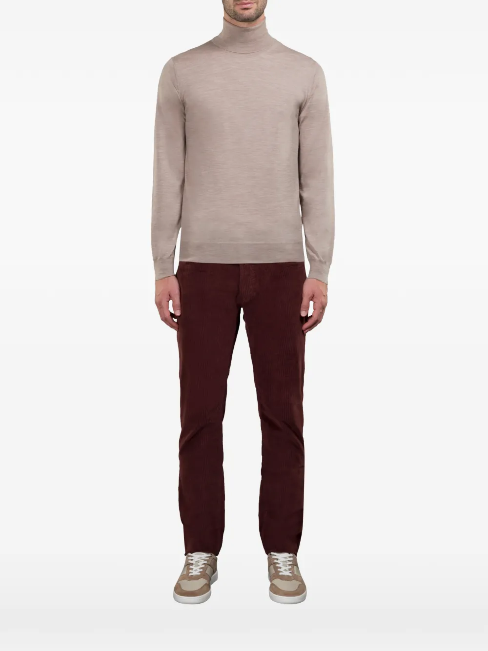 Moorer Todi turtleneck sweater | Neutrals | Image 1