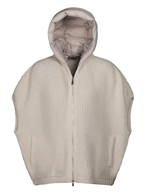 Moorer Amida-DS3 hooded cardigan 