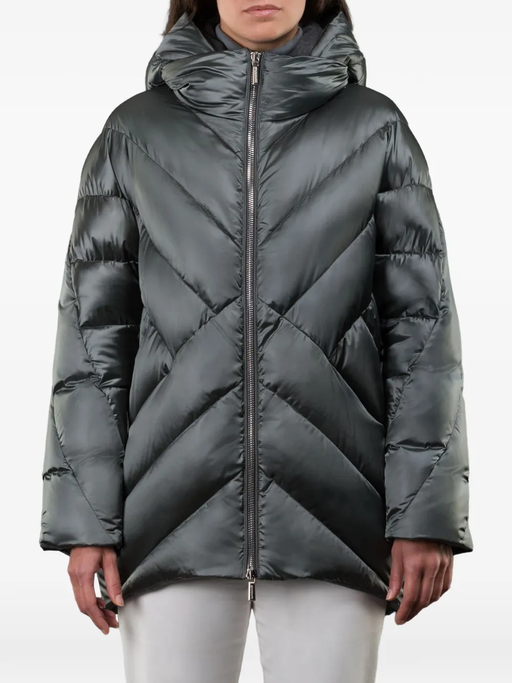 Moorer Wanita padded jacket - Grigio