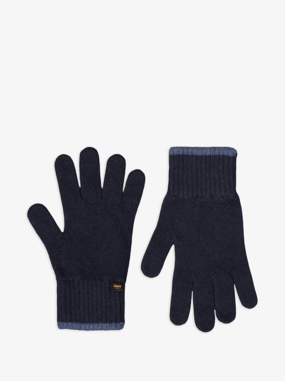 Moorer Easton-CWS ribbed-cuff gloves | Blue | Image 1
