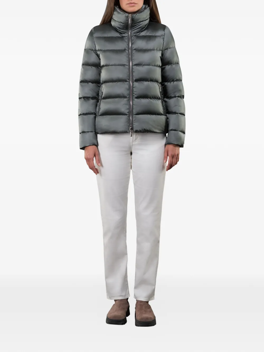 Moorer Argentea zip puffer jacket | Down Jackets | Image 2