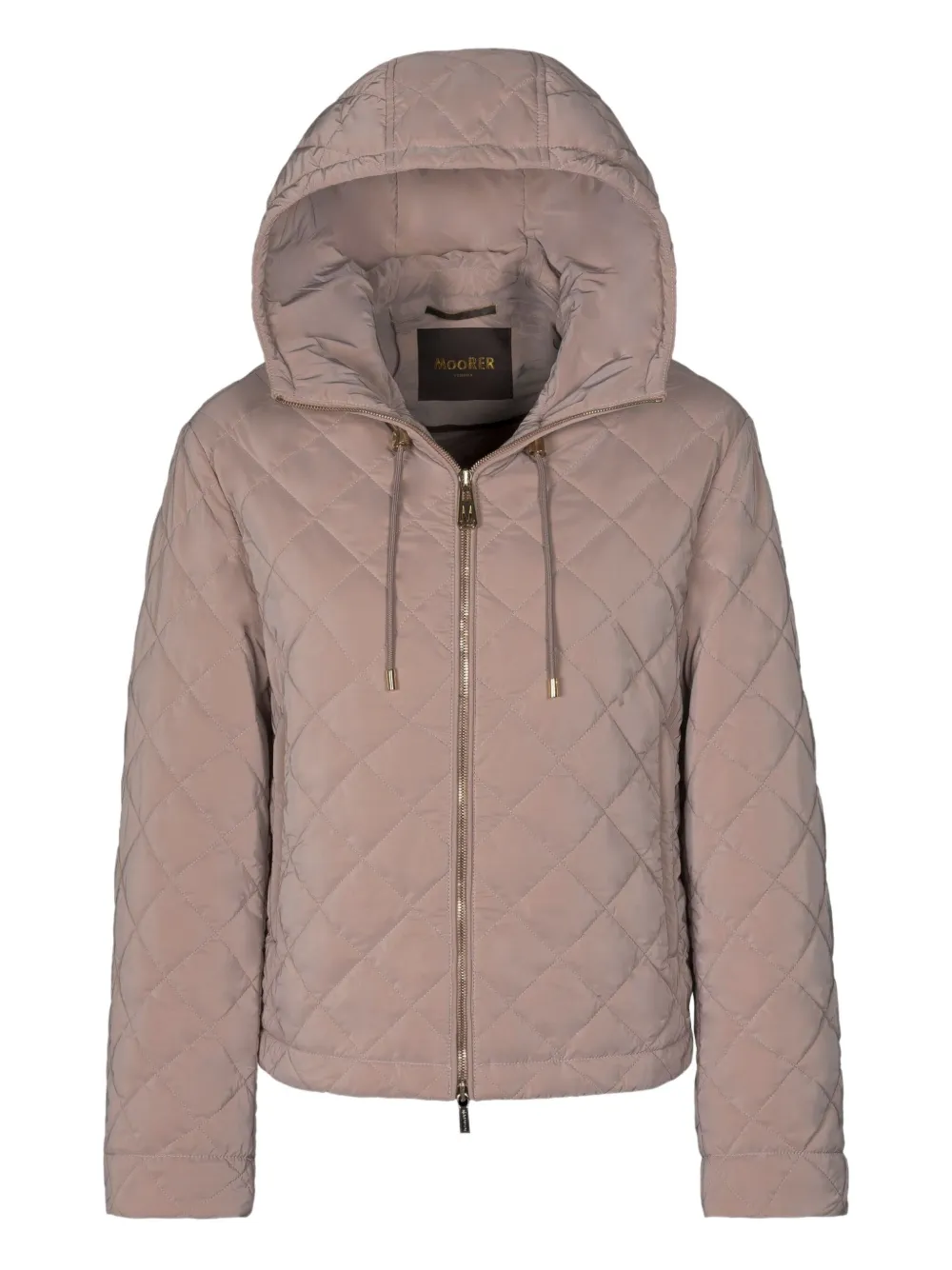 Moorer ARMIDYA-DOS hooded quilted jacket | Neutrals | Image 1