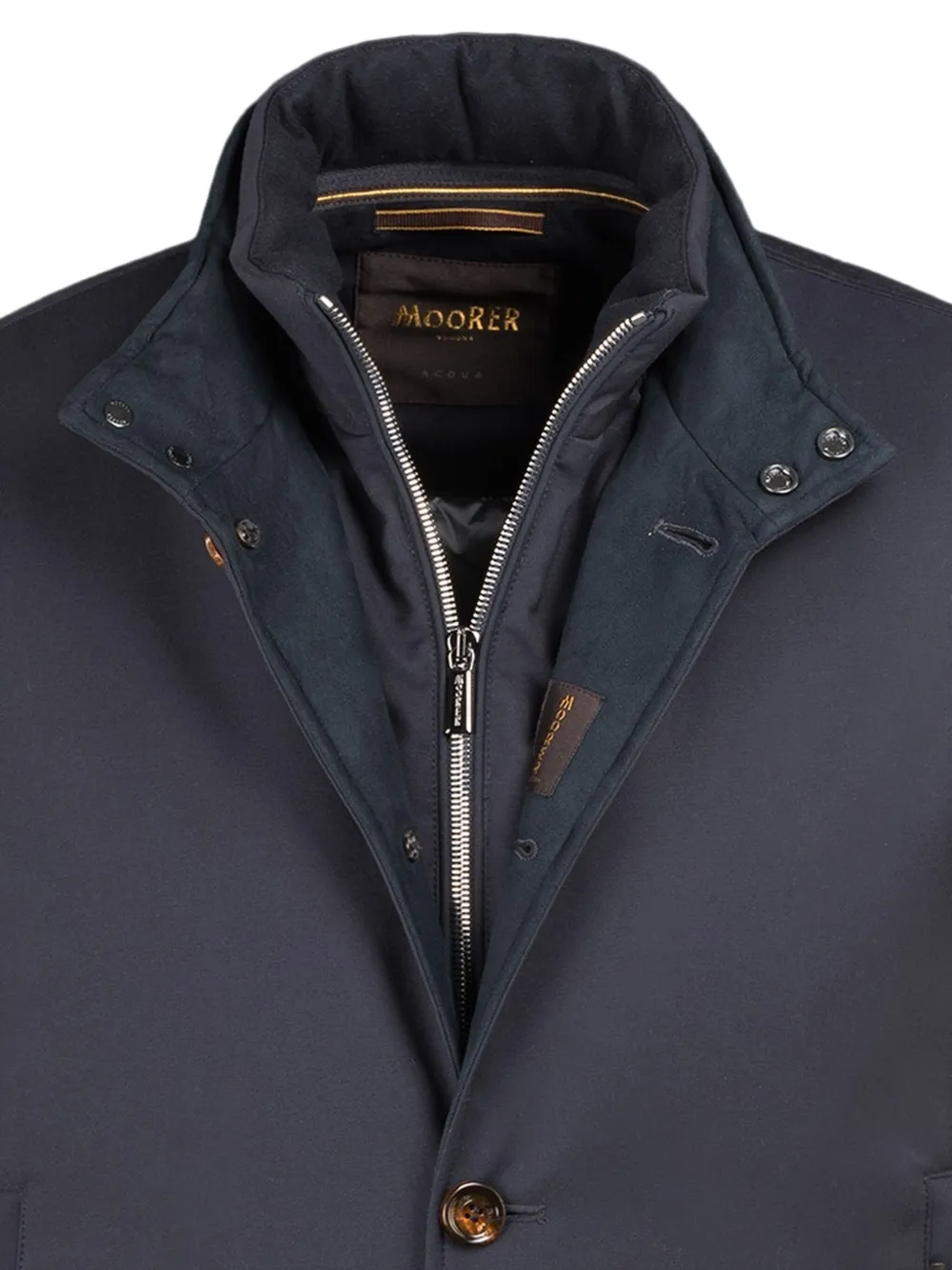 Moorer JANOS-PUM button zip jacket | Bomber Jackets | Image 2