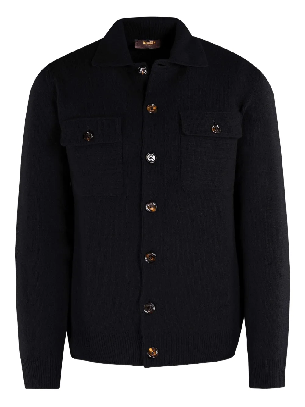 Moorer Allyn-ws3 chest-pockets cardigan | Black | Image 1