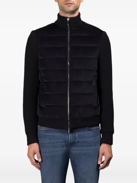 Moorer corduroy quilted jacket