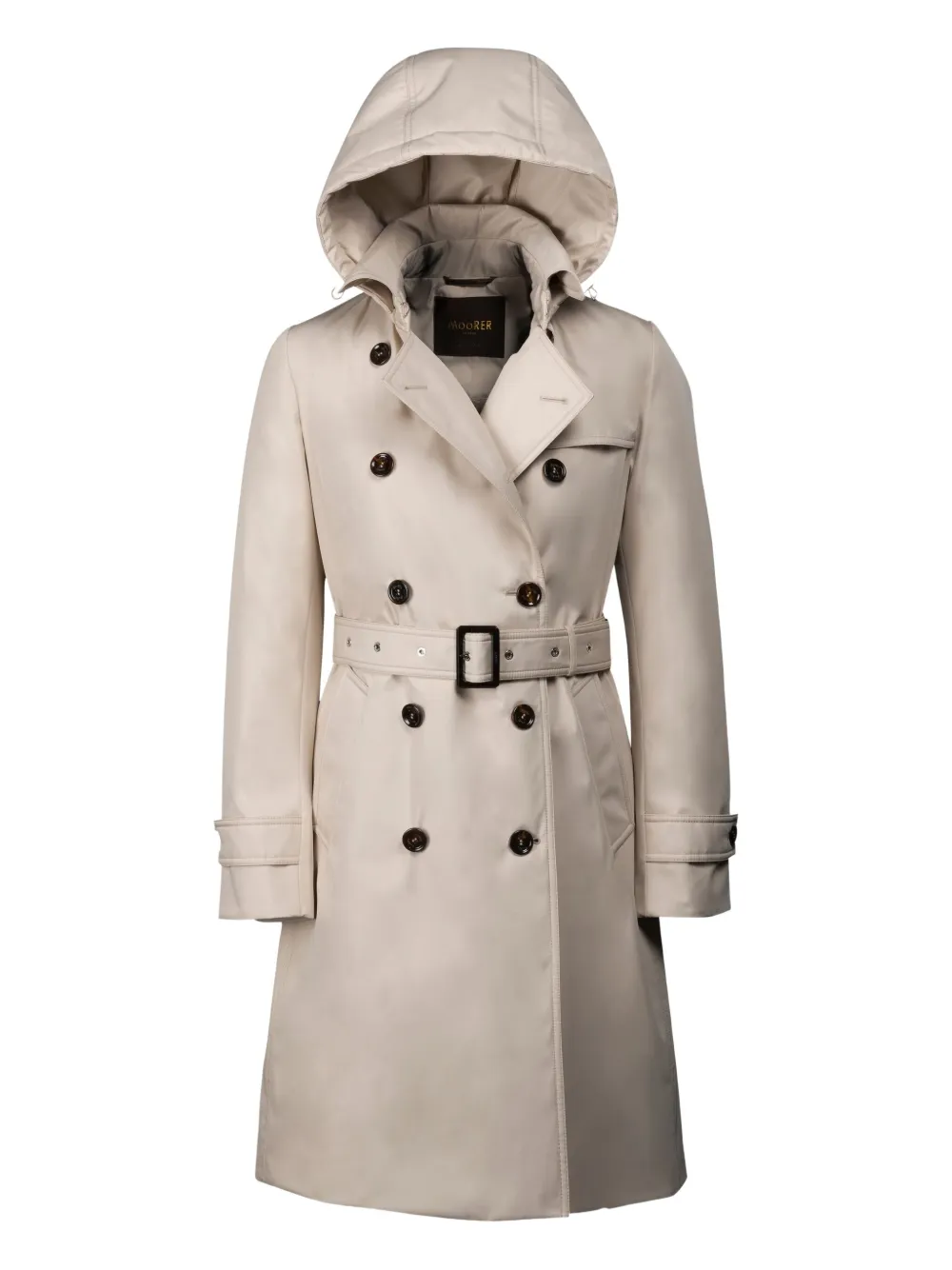 Moorer Rolita-j-se1 Double-breasted Jacket In Neutral