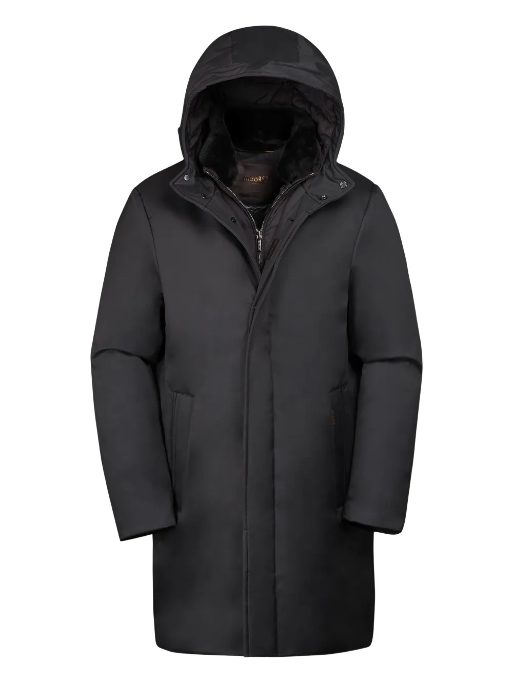 Moorer Vannes-ADS hooded zip jacket | negro | Image 1