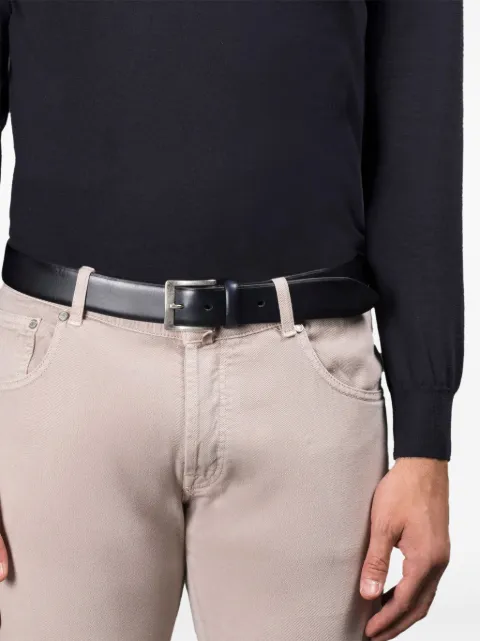 Moorer Berth-ash leather belt