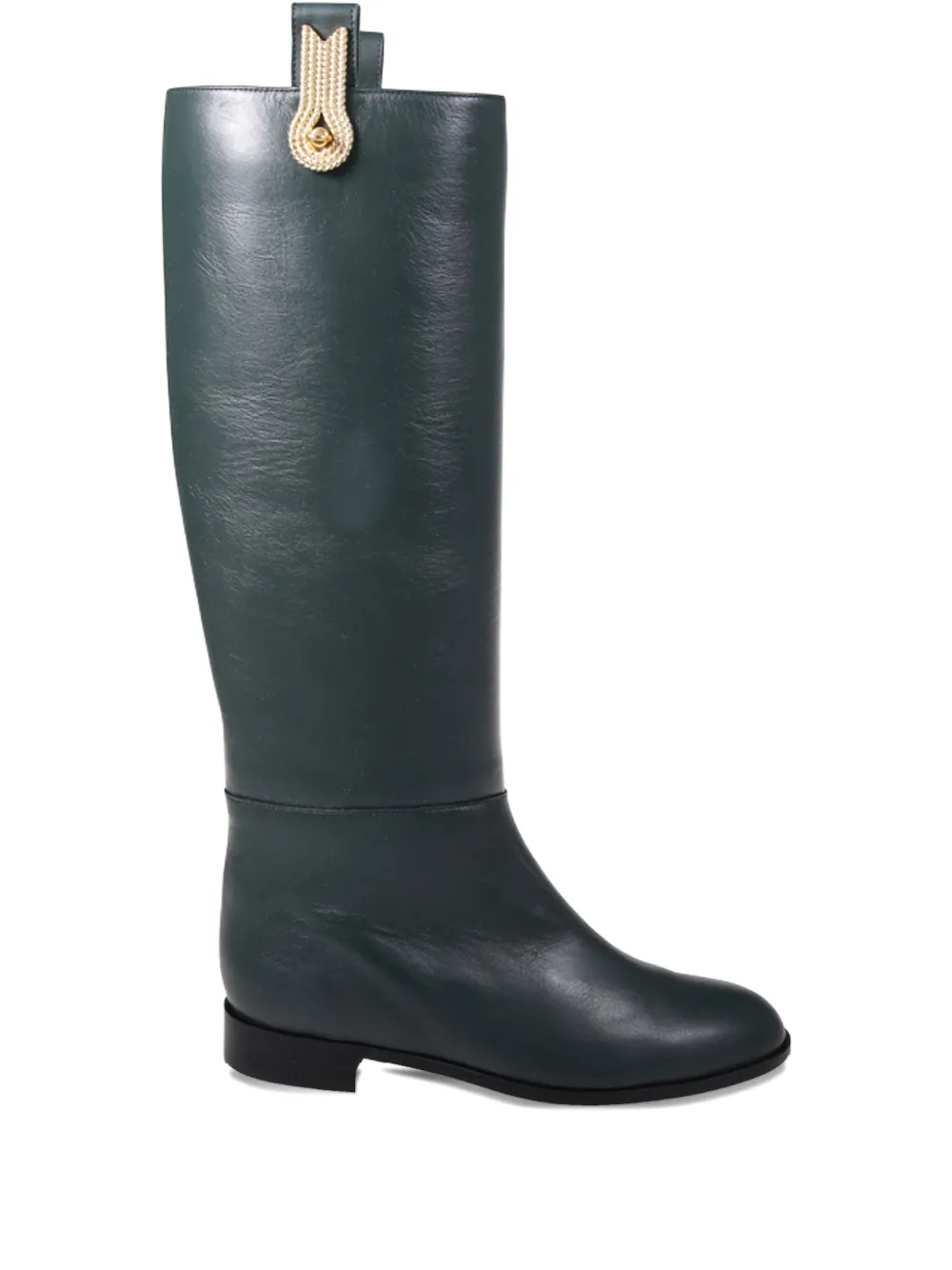 amato daniele leather boots - Verde