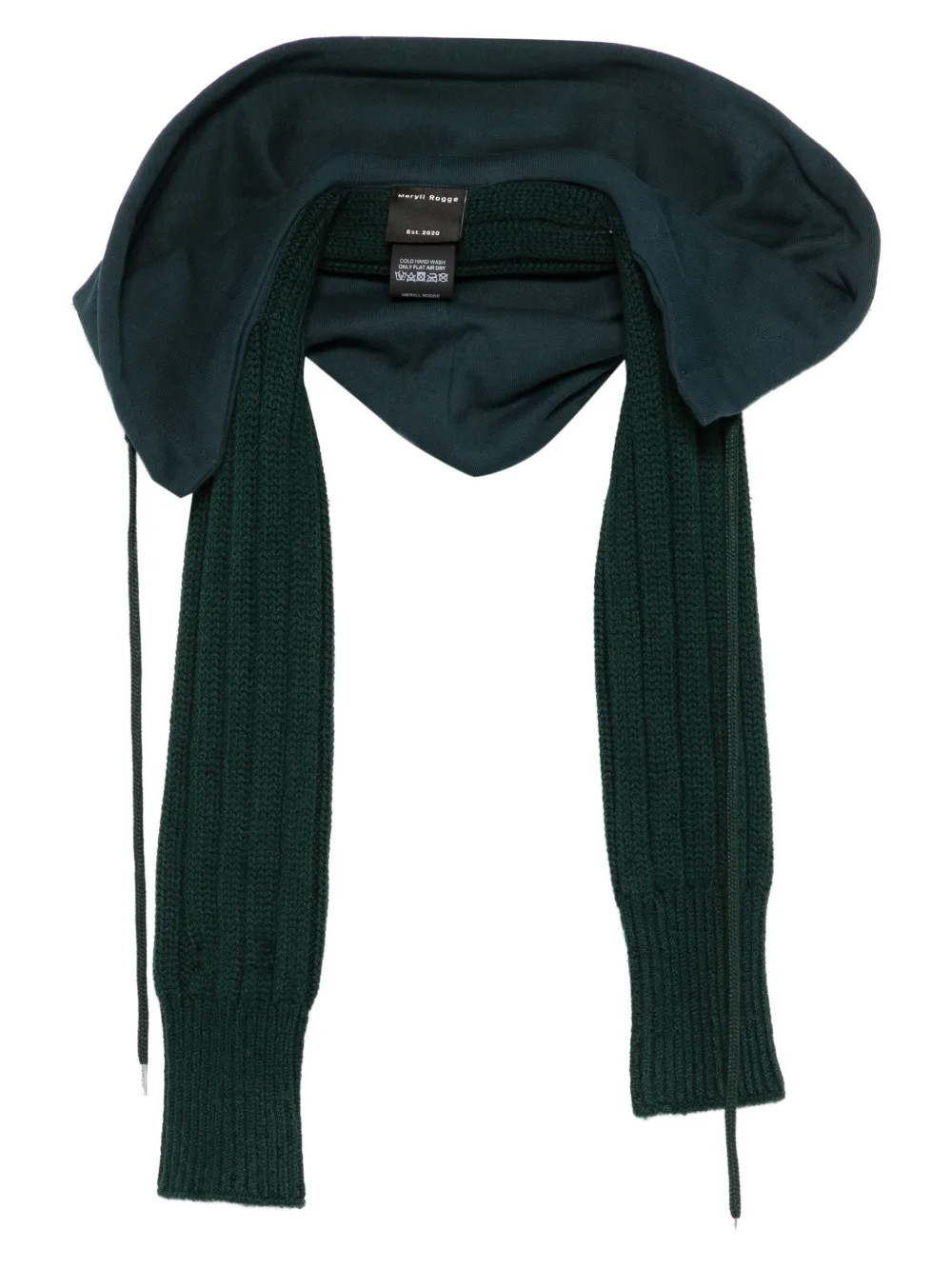 Meryll Rogge Ribbed Hat In Green