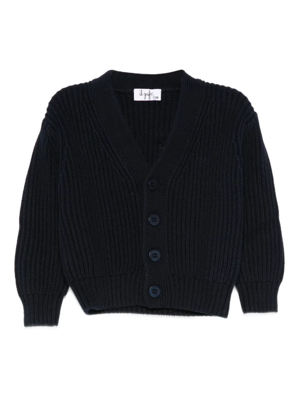 Il Gufo buttoned V-neck cardigan | Blue | Image 1
