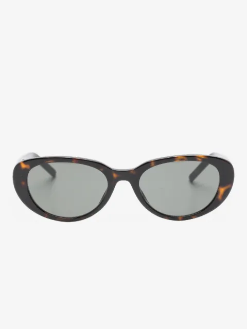 Saint Laurent Eyewear 타원형 프레임 선글라스