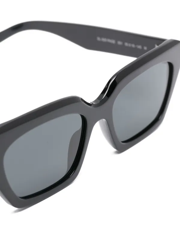 Saint Laurent Eyewear ジオメトリックフレーム サングラス | ブラック