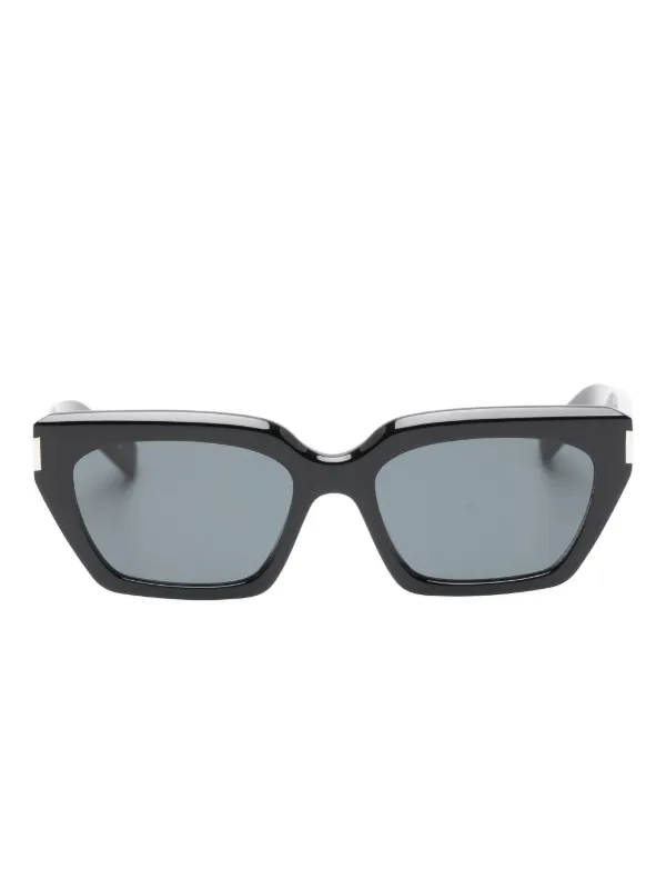 Saint Laurent Eyewear ジオメトリックフレーム サングラス | ブラック