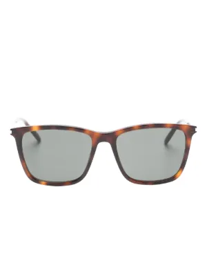 Saint Laurent Eyewear トータスシェル サングラス | ブラウン