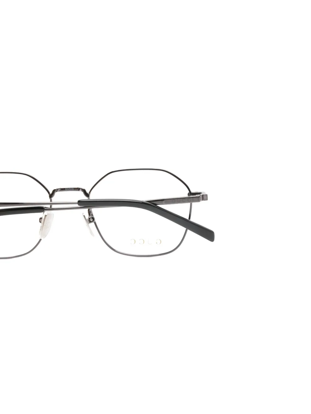 Gucci Eyewear Bril met geometrisch montuur Zwart