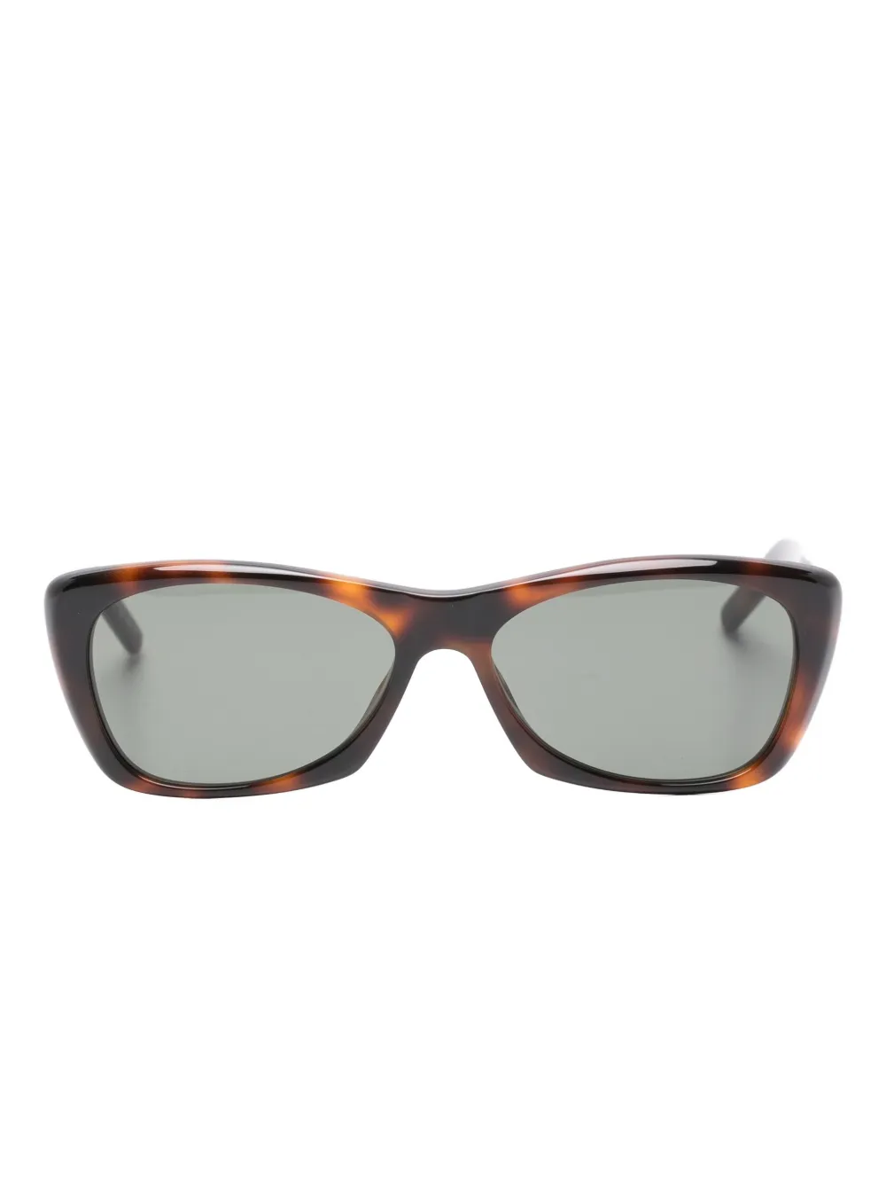 Saint Laurent Eyewear Occhiali da sole squadrati - Marrone