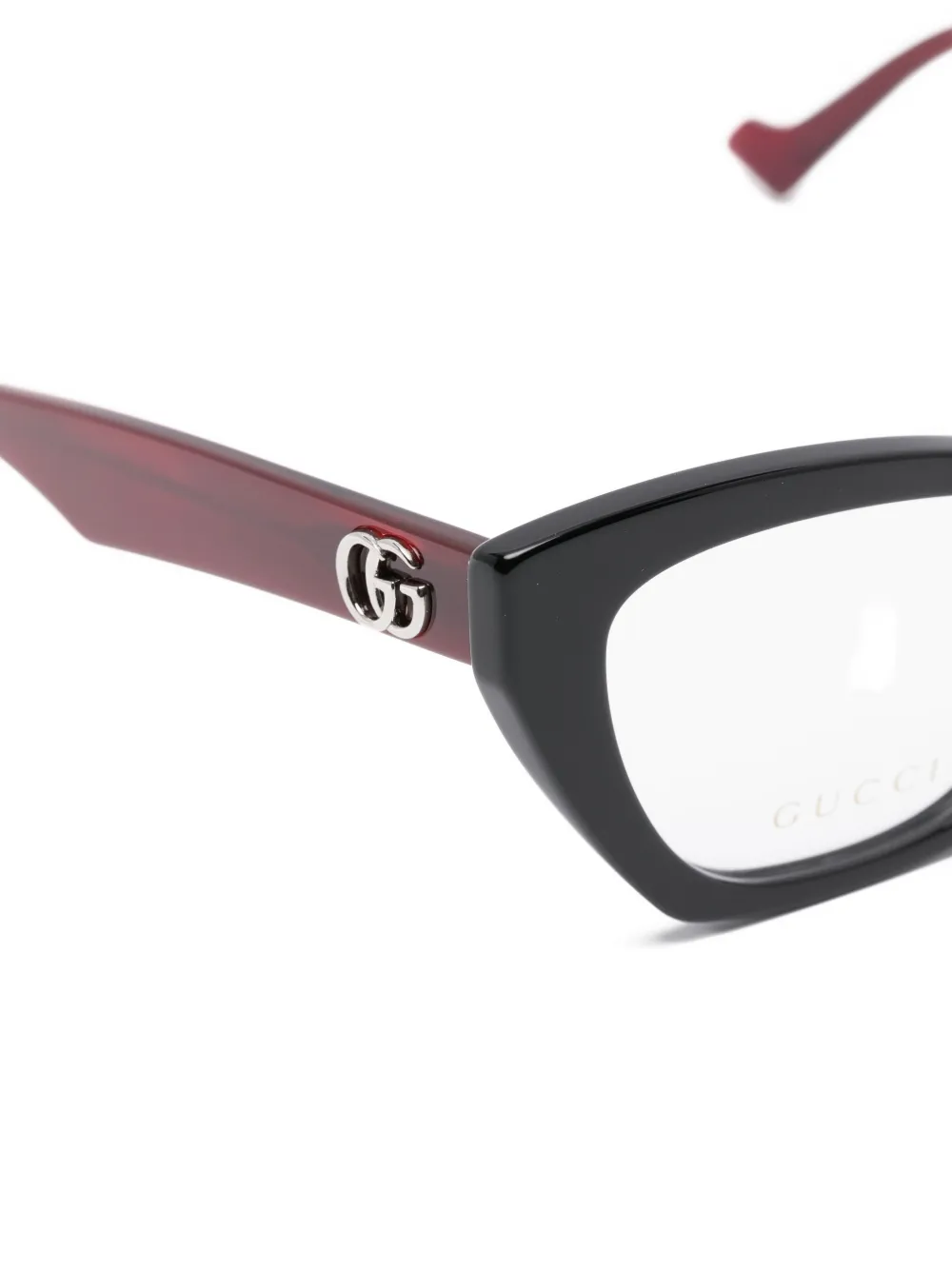 Gucci Eyewear Bril met cat-eye montuur Zwart