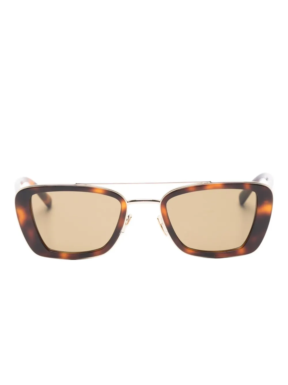 Saint Laurent Eyewear square frame sunglasses | Brown | Image 1