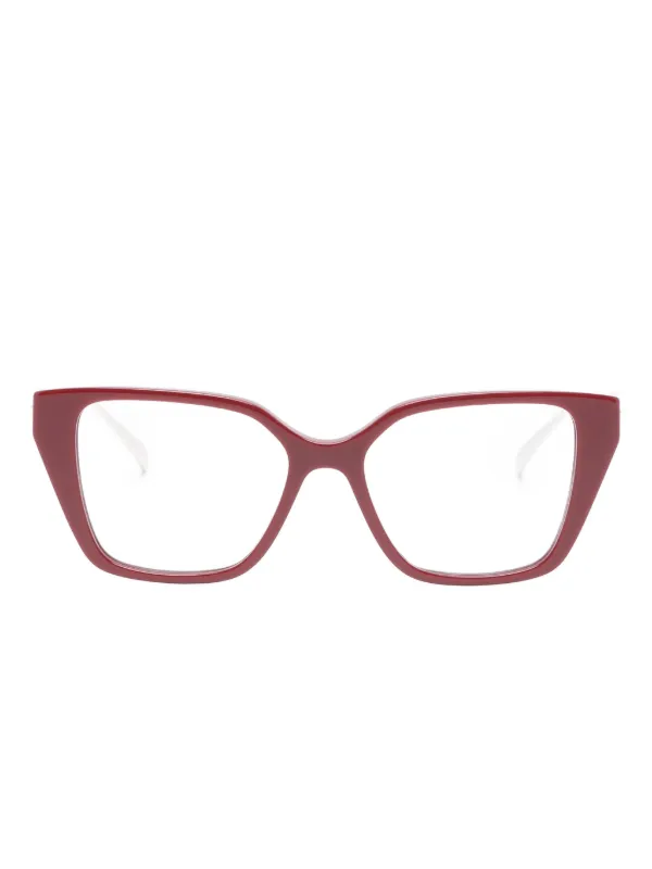 Gucci Eyewear キャットアイフレーム | レッド | FARFETCH JP
