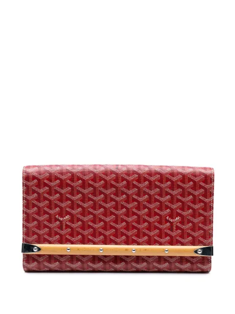 Goyard Pre-Owned 2012 Goyardine Monte Carlo Bois clutch bag