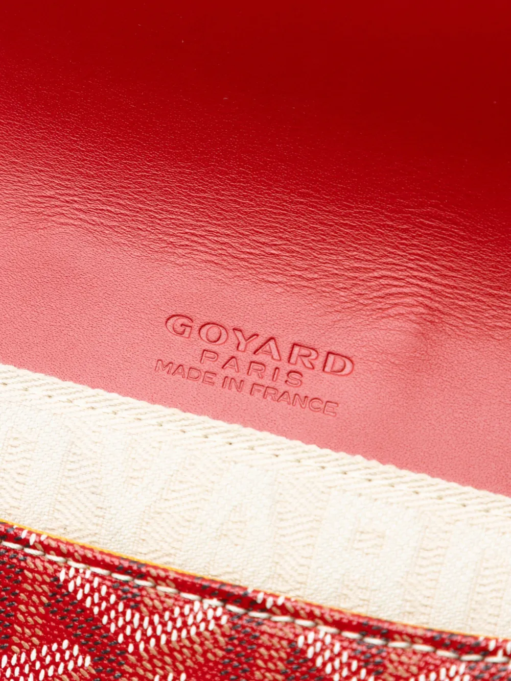 2012 Goyardine Monte Carlo Bois Clutch Bag