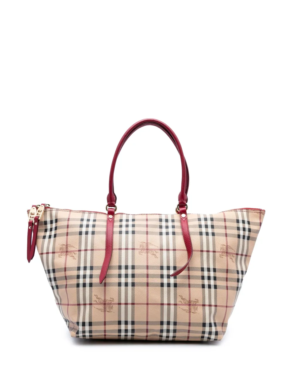 Burberry Pre-Owned 2000-2017 ミディアム ヘイマーケットチェック コーテッドキャンバス ソールズベリー