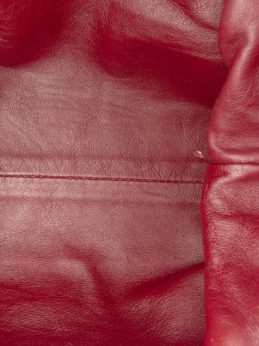 Pre-owned Bottega Veneta 2012-2025 Lambskin The Mini Pouch Crossbody Bag In Red