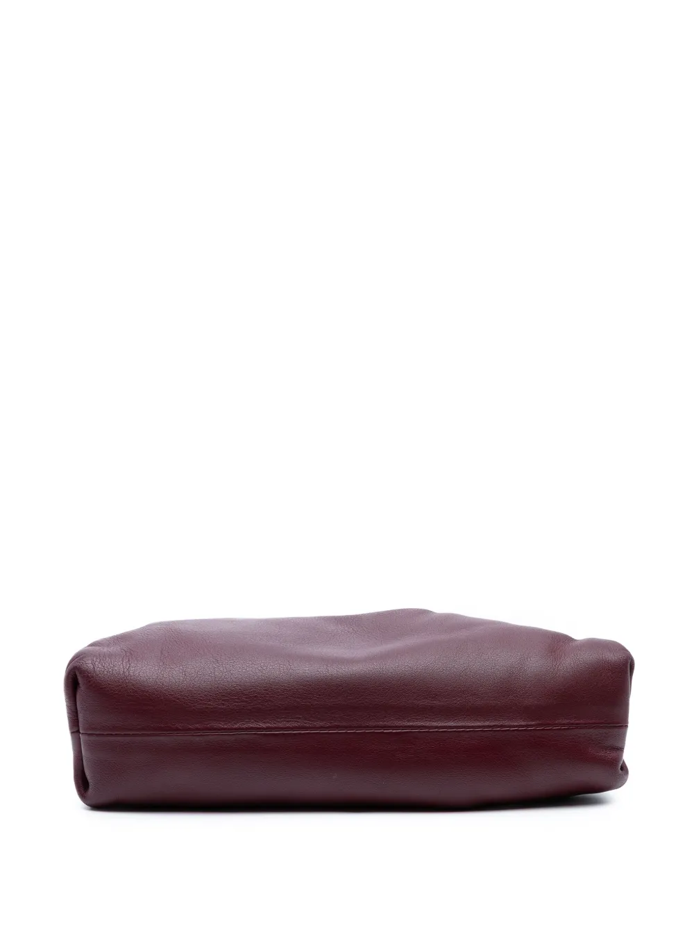 Pre-owned Bottega Veneta 2012-2025 Lambskin The Mini Pouch Crossbody Bag In Red