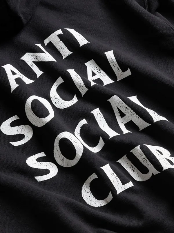 Anti Social Social Club logo-print Hoodie | Black | FARFETCH ZA