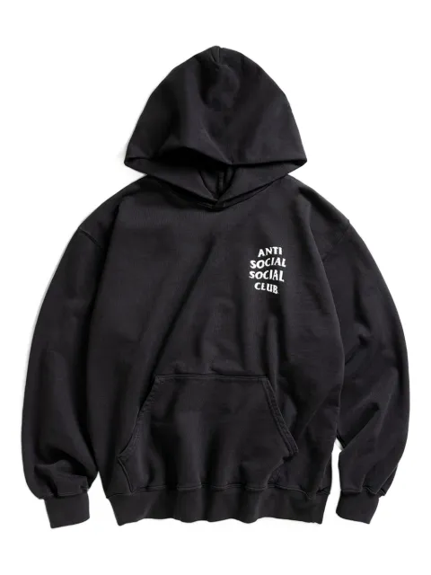 Anti Social Social Club logo-print hoodie