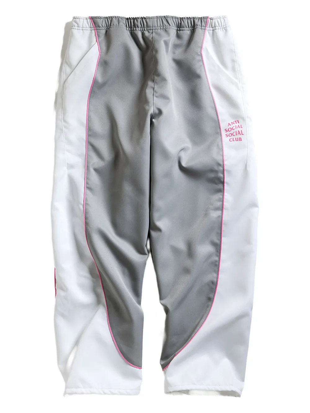 Anti Social Social Club Logo-print Track Pants In Gray