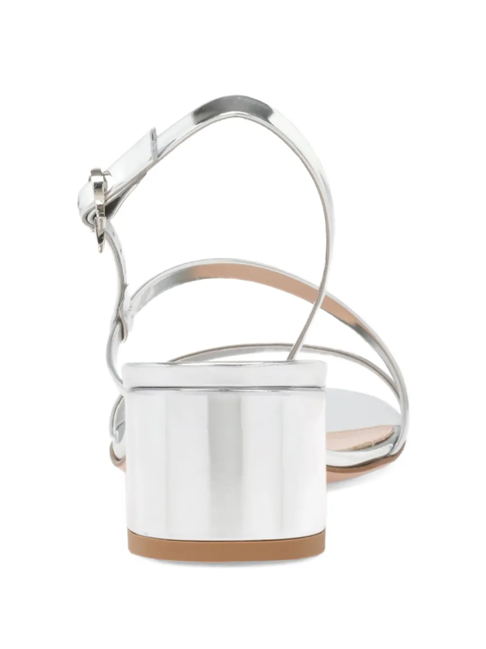 Gianvito Rossi Betsey sandalen met bandjes en hak Grijs