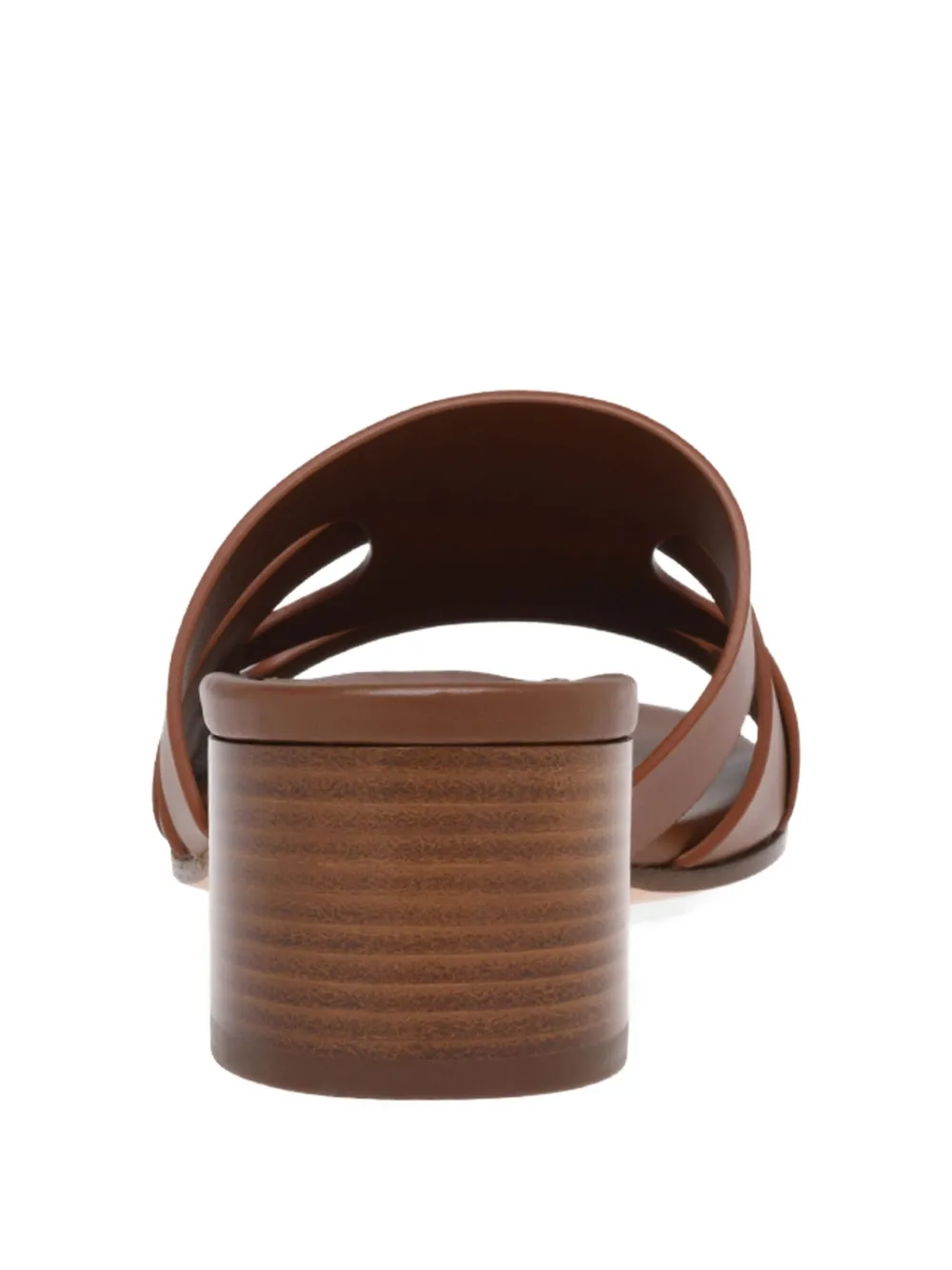 Gianvito Rossi 45 mm sandalen met hak en uitgesneden details Bruin