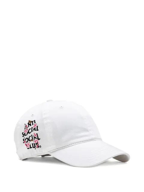 Anti Social Social Club logo-embroidered cap
