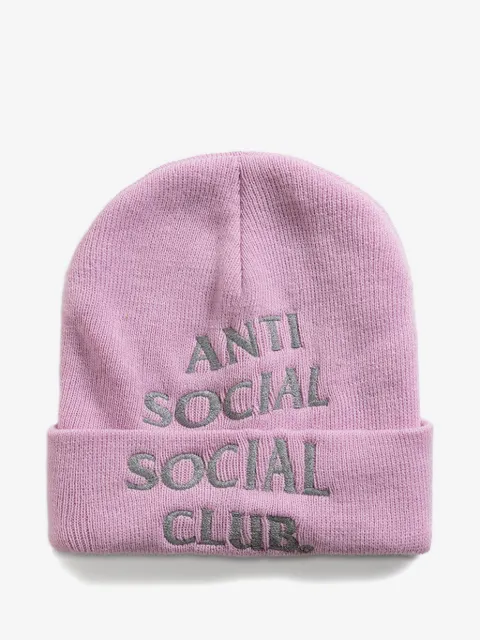 Anti Social Social Club gorro con logo bordado
