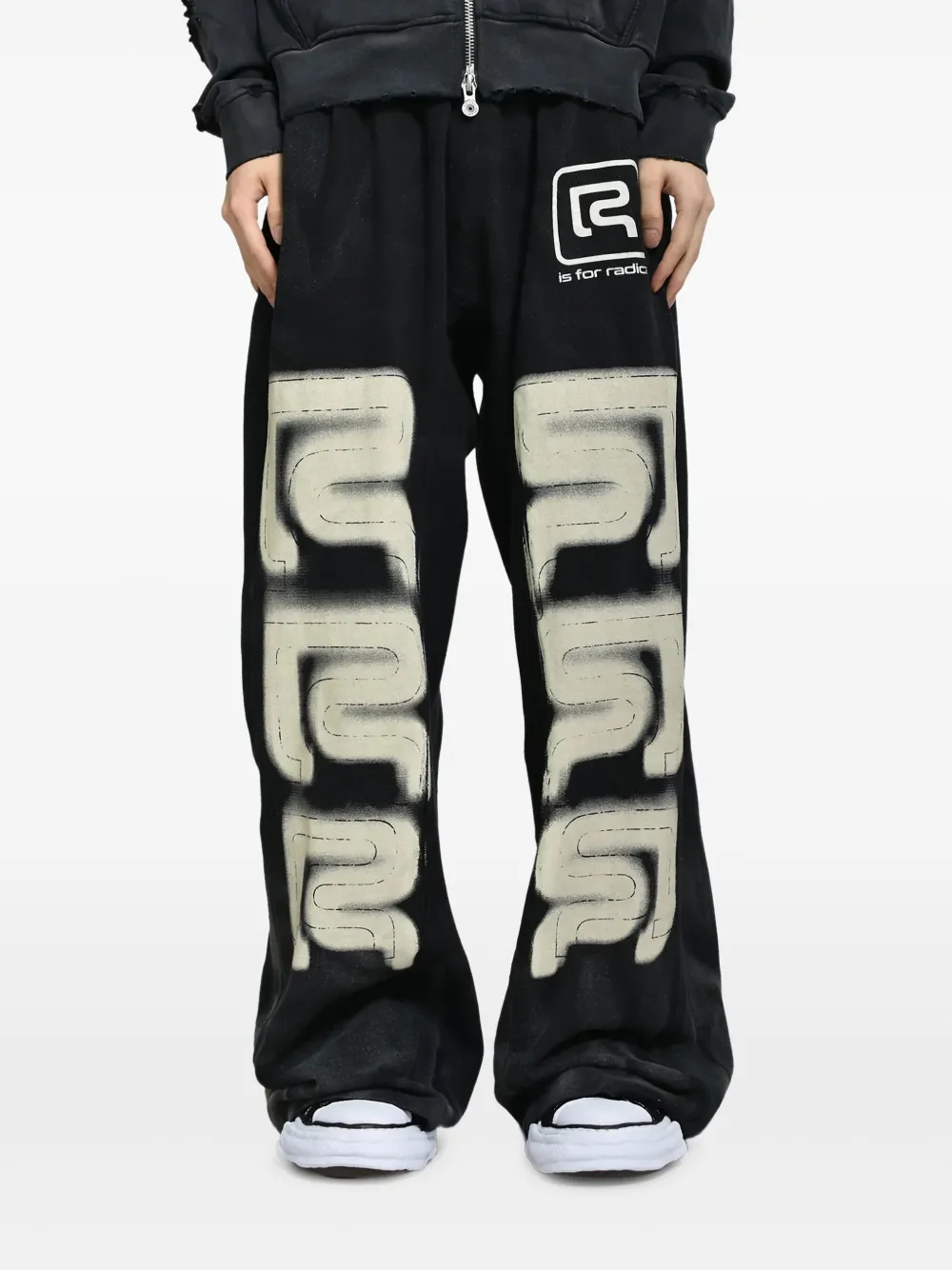 RIVINGTON ROI REBIS pantalones con logo gráfico | negro | Image 1