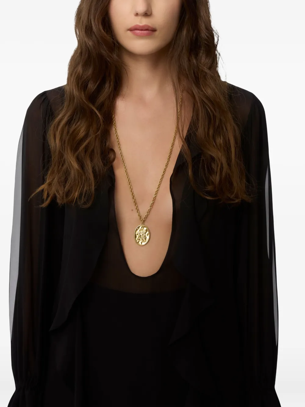 Nina Ricci Three Graces halsketting met hanger - Goud