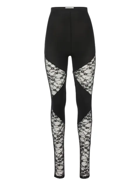 Nina Ricci patchwork-lace leggings