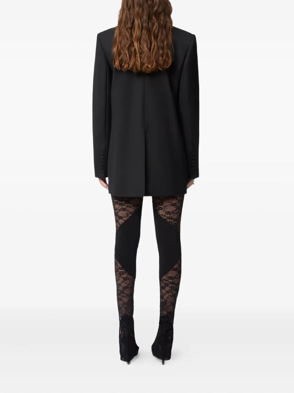 Nina Ricci Legging met patchwork Zwart