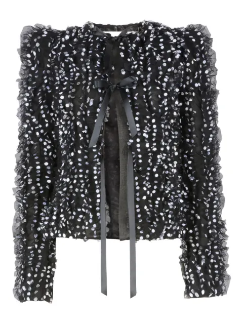 Nina Ricci embroidered polka dot jacket