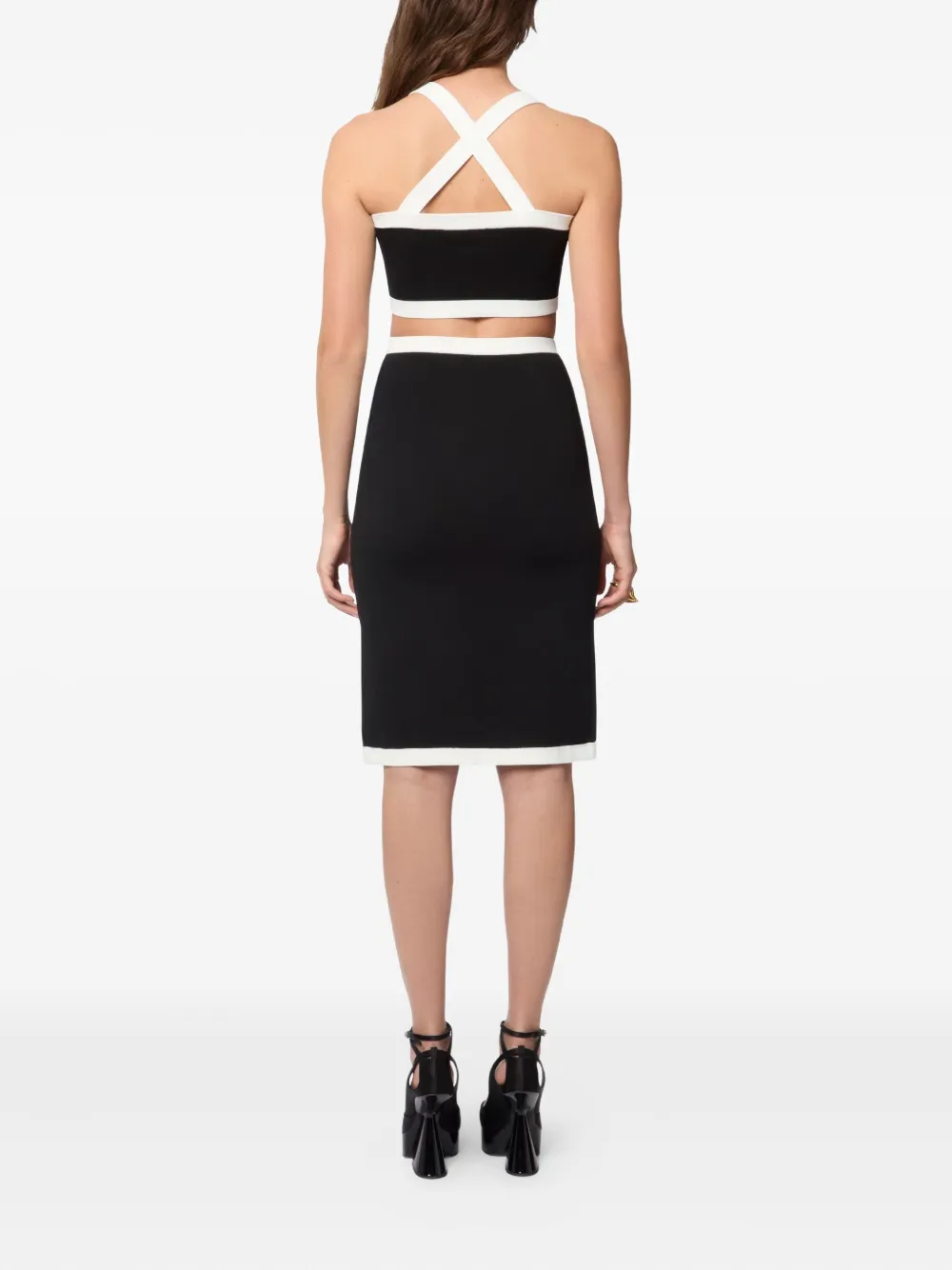 Nina Ricci Bralette gebreide top Zwart