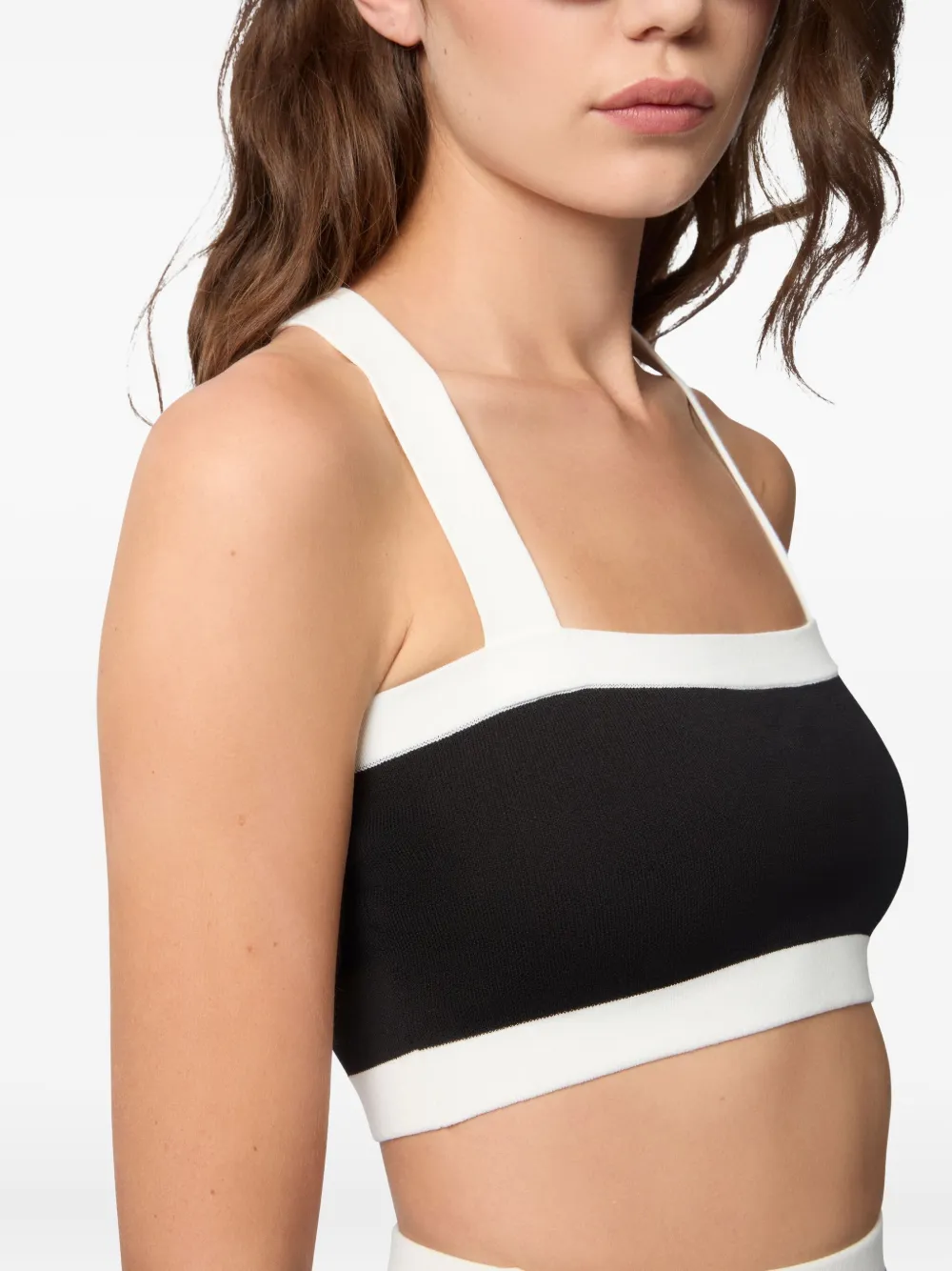Nina Ricci Bralette gebreide top Zwart