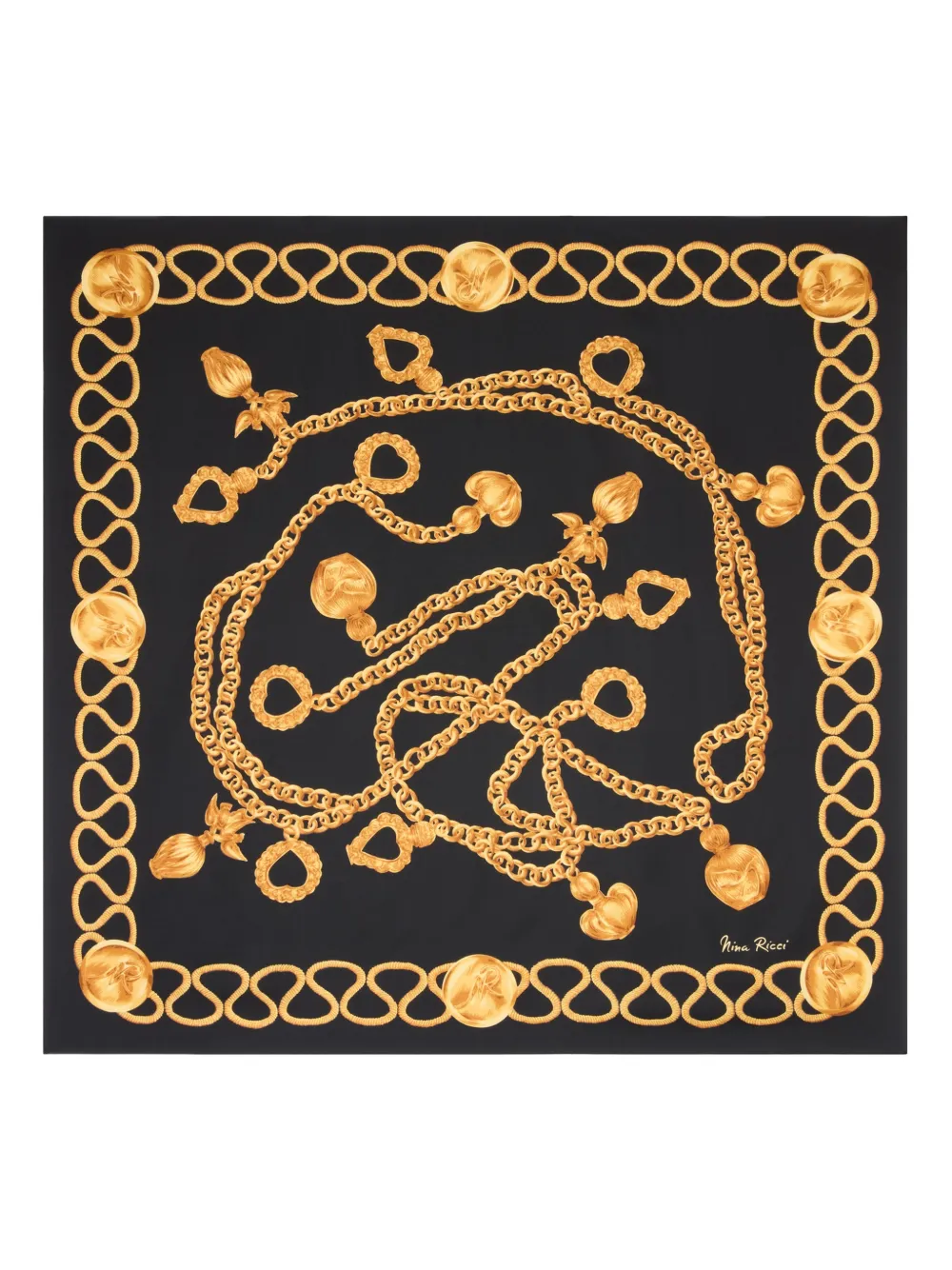 Nina Ricci Foulard Chains - Nero