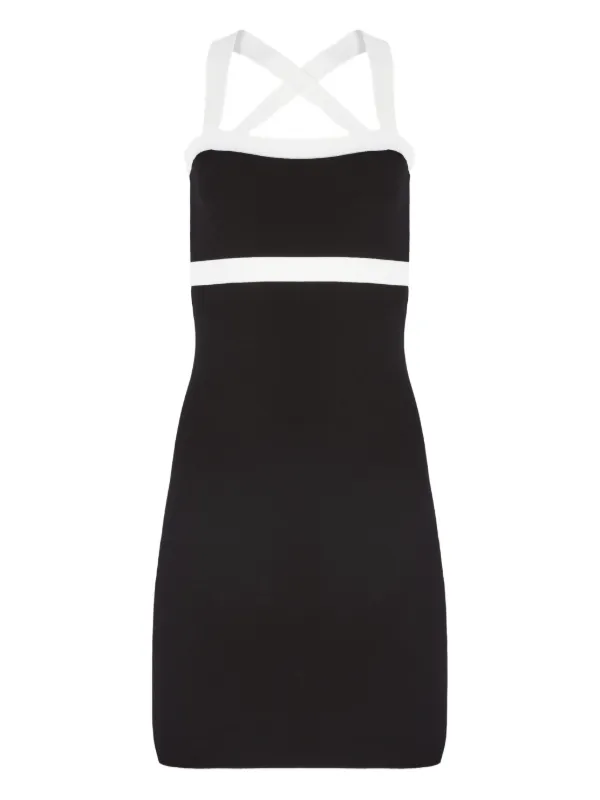 nina ricci striped knit dress contrasting-knit Mini | Black Cinderella’s gown