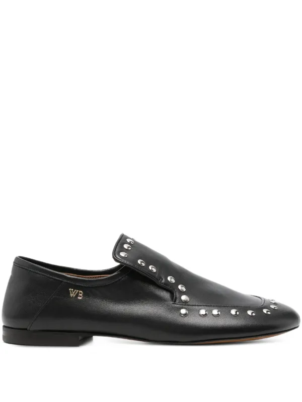 Wales Bonner Dakar Studded Loafers in Black